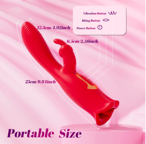 Sỉ Sextoy hai đầu kích thích rung điểm G miệng lưỡi liếm âm vật núm vú giá tốt